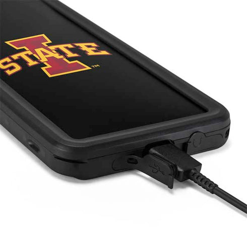 Iowa State University Primary Logo Black Galaxy S20 Plus Waterproof Case
