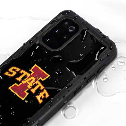 Iowa State University Primary Logo Black Galaxy S20 Plus Waterproof Case