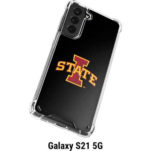 Iowa State University Primary Logo Black Galaxy S21 5G Clear Case