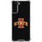 Iowa State University Primary Logo Black Galaxy S21 Plus 5G Clear Case