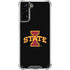 Iowa State University Primary Logo Black Galaxy S21 Plus 5G Clear Case