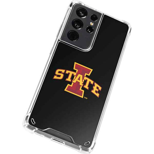 Iowa State University Primary Logo Black Galaxy S21 Ultra 5G Clear Case
