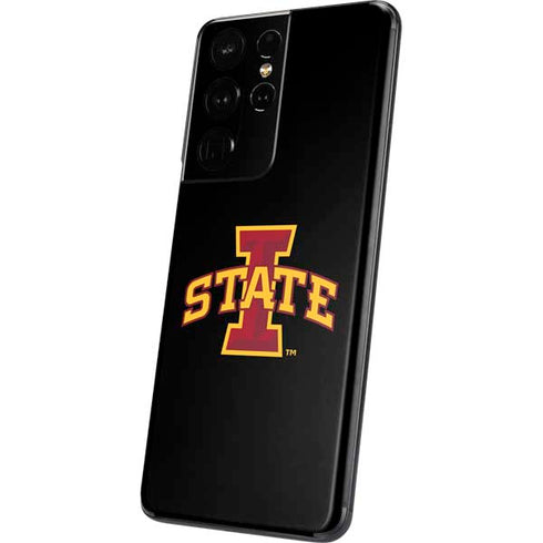 Iowa State University Primary Logo Black Galaxy S21 Ultra 5G Skin