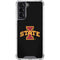 Iowa State University Primary Logo Black Galaxy S22 Clear Case