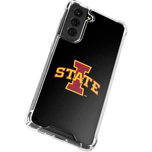 Iowa State University Primary Logo Black Galaxy S22 Clear Case