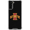 Iowa State University Primary Logo Black Galaxy S22 Plus Clear Case