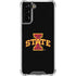Iowa State University Primary Logo Black Galaxy S22 Plus Clear Case