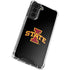 Iowa State University Primary Logo Black Galaxy S22 Plus Clear Case