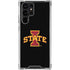 Iowa State University Primary Logo Black Galaxy S22 Ultra Clear Case