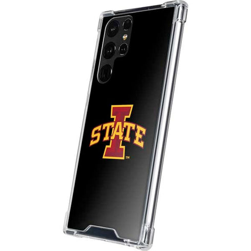 Iowa State University Primary Logo Black Galaxy S22 Ultra Clear Case