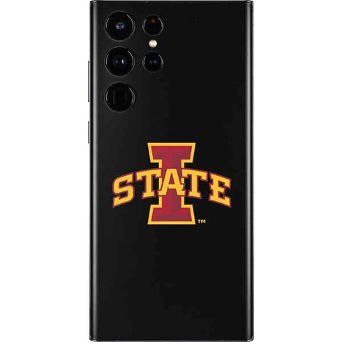 Iowa State University Primary Logo Black Galaxy S22 Ultra Skin