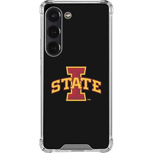 Iowa State University Primary Logo Black Galaxy S23 Clear Case