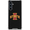 Iowa State University Primary Logo Black Galaxy S23 FE Clear Case