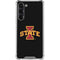 Iowa State University Primary Logo Black Galaxy S23 Plus Clear Case
