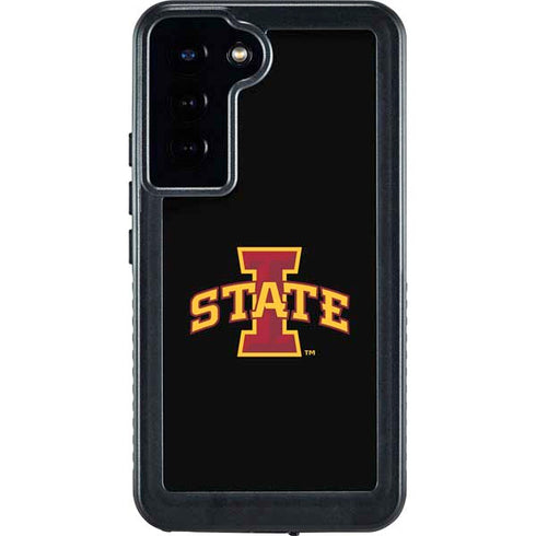 Iowa State University Primary Logo Black Galaxy S23 Plus Waterproof Case
