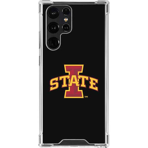 Iowa State University Primary Logo Black Galaxy S23 Ultra Clear Case