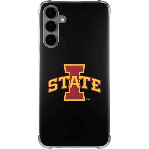 Iowa State University Primary Logo Black Galaxy S24 Plus Clear Case