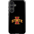 Iowa State University Primary Logo Black Galaxy S24 Plus Impact Case