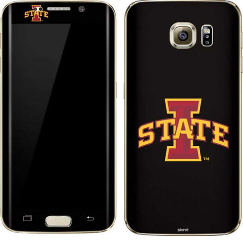 Iowa State University Primary Logo Black Galaxy S7 Edge Skin