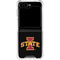Iowa State University Primary Logo Black Galaxy Z Flip5 5G Clear Case