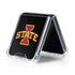 Iowa State University Primary Logo Black Galaxy Z Flip5 5G Clear Case