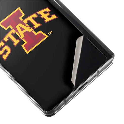 Iowa State University Primary Logo Black Galaxy Z Fold2 5G Skin