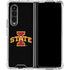 Iowa State University Primary Logo Black Galaxy Z Fold4 5G Clear Case