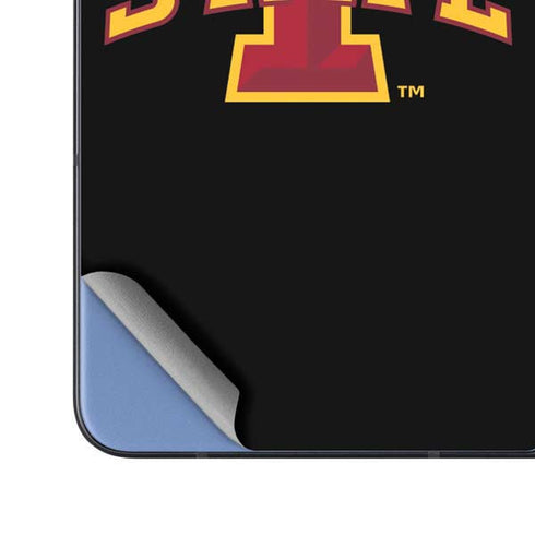 Iowa State University Primary Logo Black Galaxy Z Fold5 5G Skin
