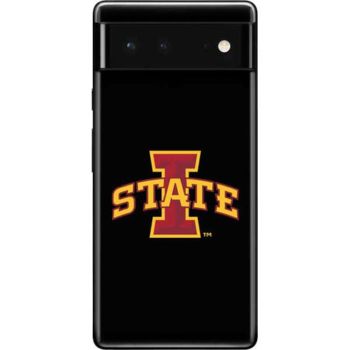 Iowa State University Primary Logo Black Google Pixel 6 Skin