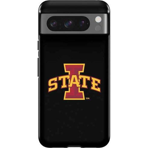 Iowa State University Primary Logo Black Google Pixel 8 Pro Impact Case