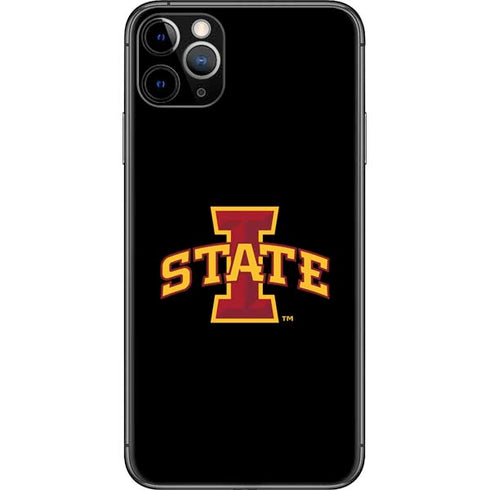 Iowa State University Primary Logo Black iPhone 11 Pro Max Skin