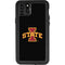 Iowa State University Primary Logo Black iPhone 11 Pro Max Waterproof Case