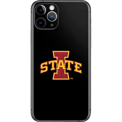 Iowa State University Primary Logo Black iPhone 11 Pro Skin