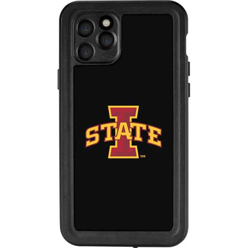 Iowa State University Primary Logo Black iPhone 11 Pro Waterproof Case