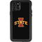 Iowa State University Primary Logo Black iPhone 11 Pro Waterproof Case