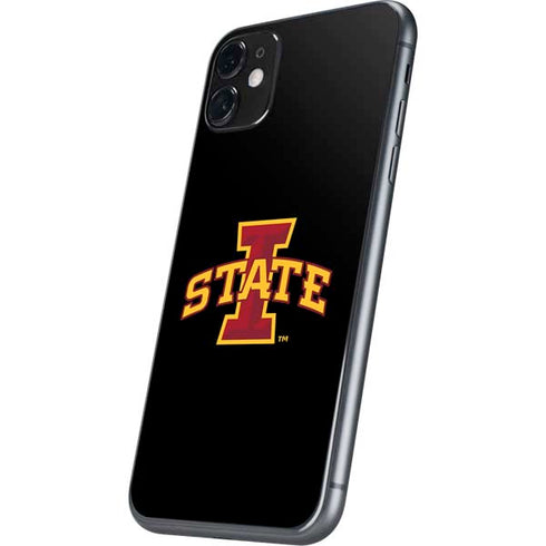 Iowa State University Primary Logo Black iPhone 11 Skin