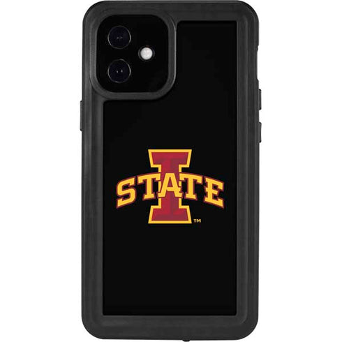 Iowa State University Primary Logo Black iPhone 12 Mini Waterproof Case