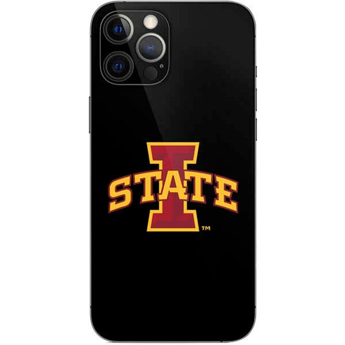 Iowa State University Primary Logo Black iPhone 12 Pro Max Skin