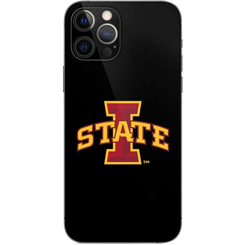 Iowa State University Primary Logo Black iPhone 12 Pro Skin