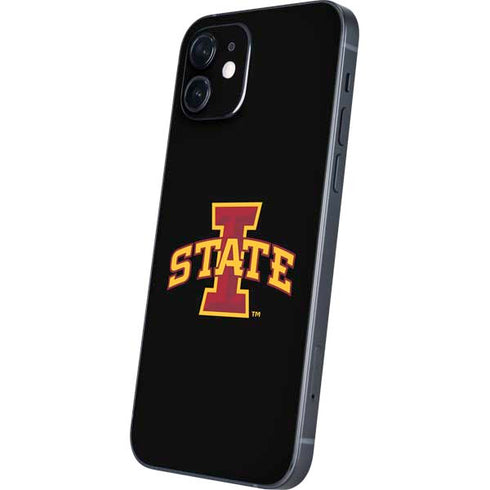 Iowa State University Primary Logo Black iPhone 12 Skin