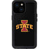 Iowa State University Primary Logo Black iPhone 13 Mini Waterproof Case
