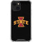 Iowa State University Primary Logo Black iPhone 14 Clear Case