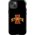 Iowa State University Primary Logo Black iPhone 15 Impact Case