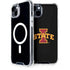 Iowa State University Primary Logo Black iPhone 15 Plus MagSafe Case