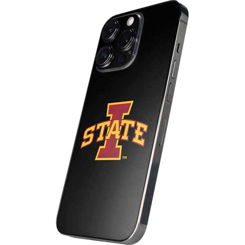 Iowa State University Primary Logo Black iPhone 14 Pro Max Skin