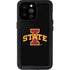 Iowa State University Primary Logo Black iPhone 14 Pro Max Waterproof Case