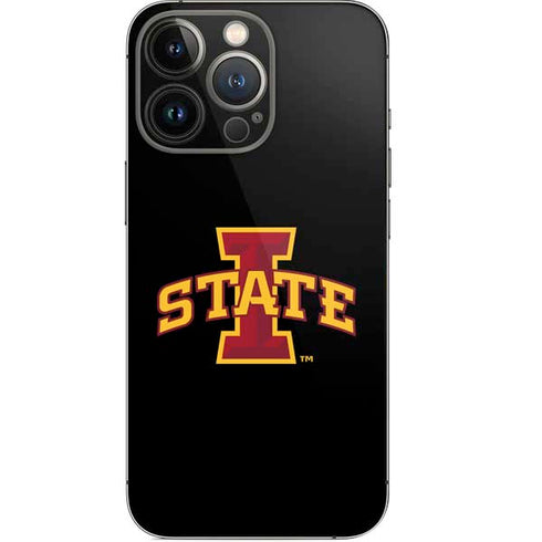 Iowa State University Primary Logo Black iPhone 14 Pro Skin