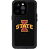 Iowa State University Primary Logo Black iPhone 14 Pro Waterproof Case