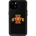 Iowa State University Primary Logo Black iPhone 15 Plus Waterproof Case