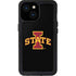Iowa State University Primary Logo Black iPhone 15 Waterproof Case